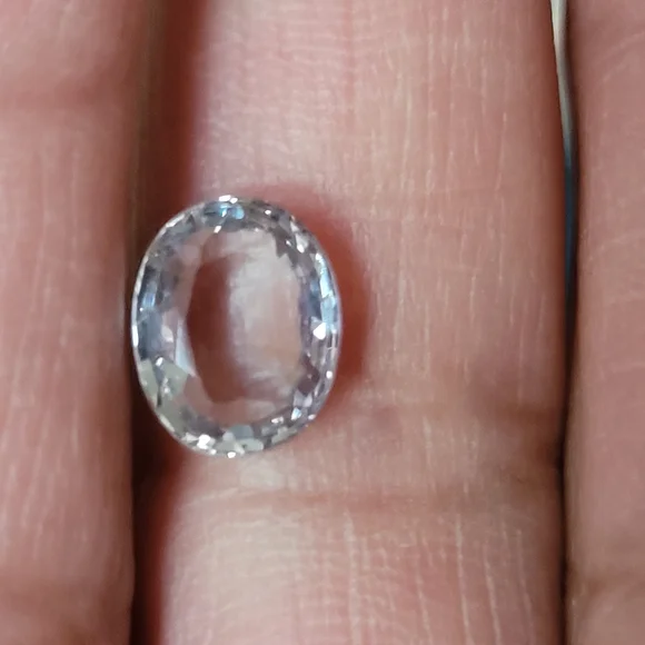 Natural Lavendar Purple Ceylon Sappire Loose Gem 2.5 Ctw